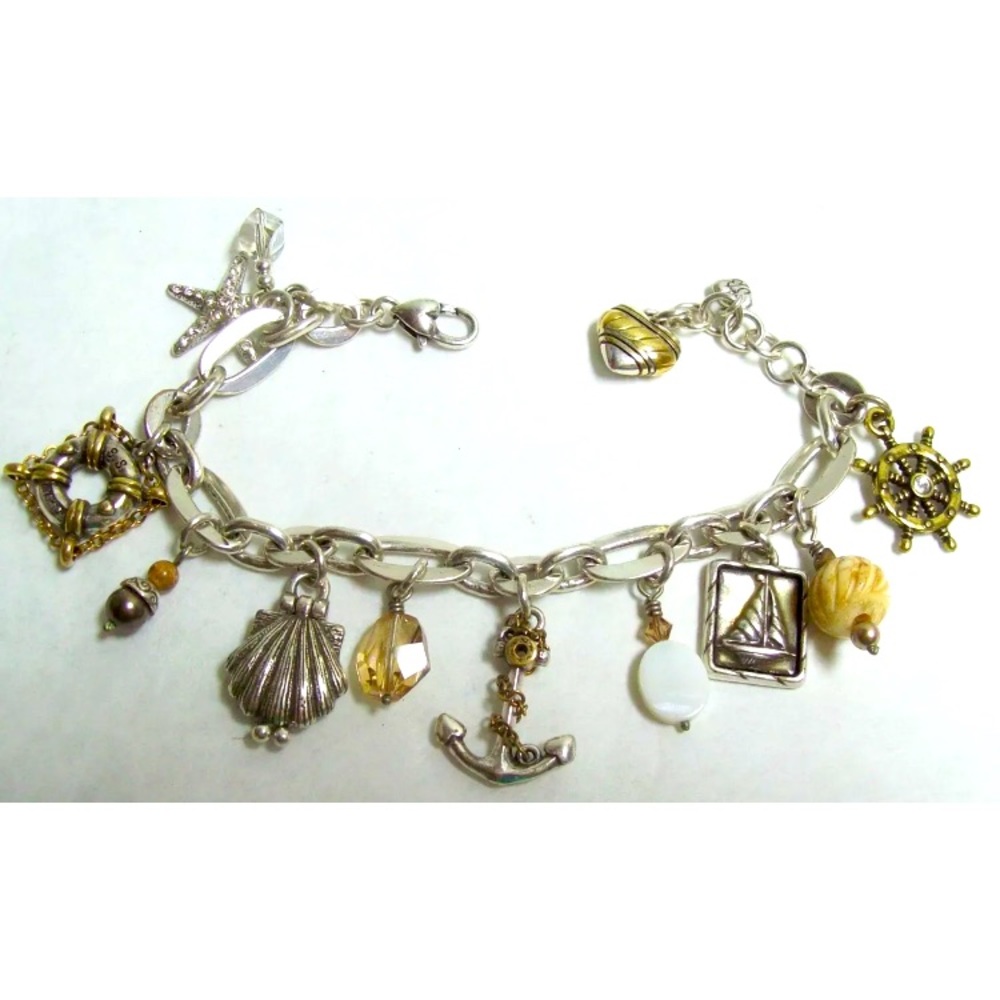 BRIGHTON Beach Themed Charm Bracelet